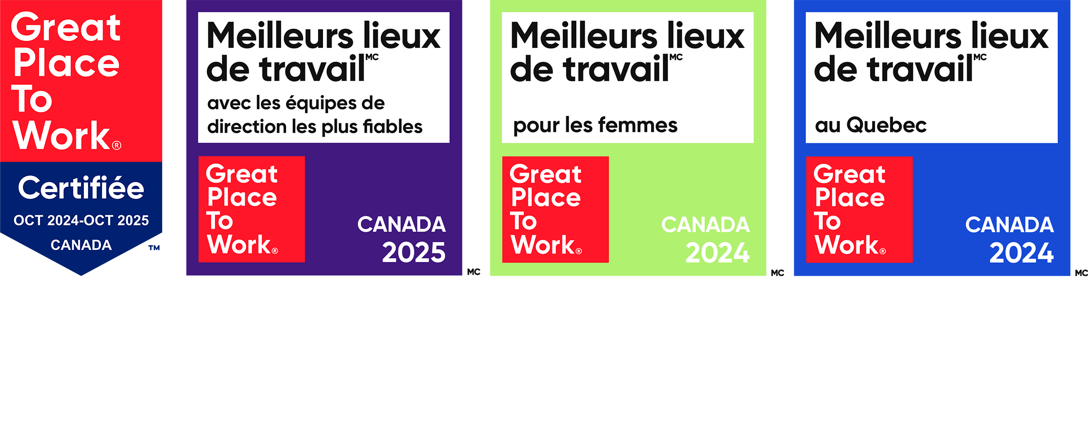 Great Place to Work - Badges FR