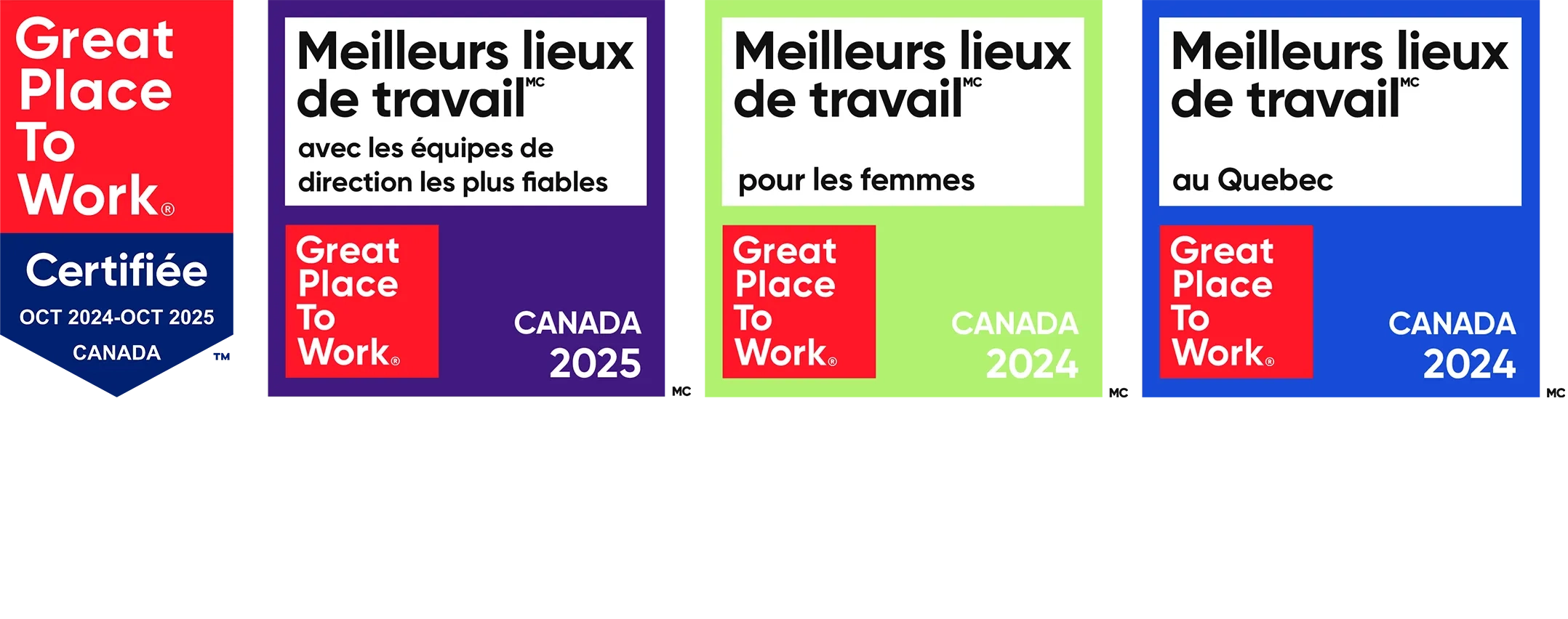 Great Place to Work - Badges FR